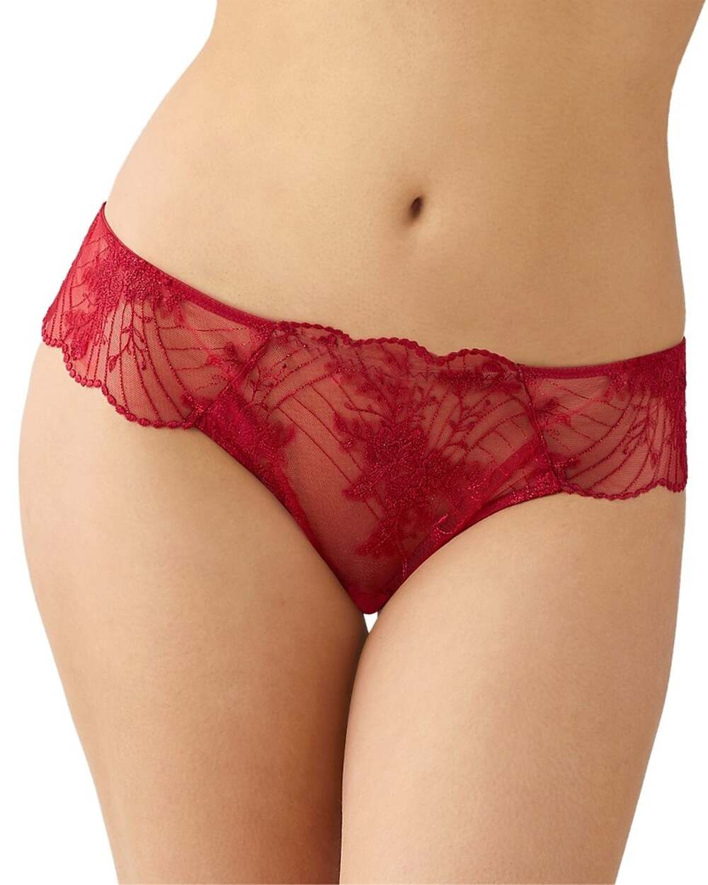 Wacoal Midnight Soiree Tanga Panty Regina Red XL